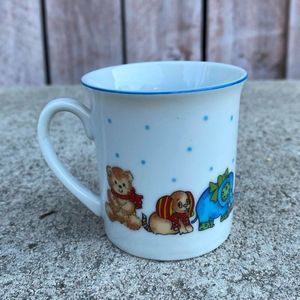 Vintage Lucy Rigg 1979 Enesco Lucy and Me Children’s Teddy Bear Ceramic Tea Coff